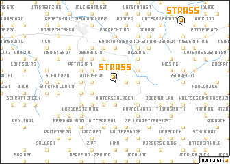 map of Strass