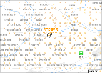 map of Straß