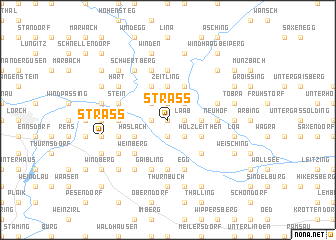 map of Strass