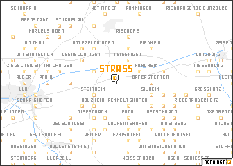 map of Straß