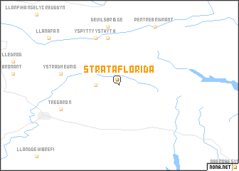 map of Strata Florida