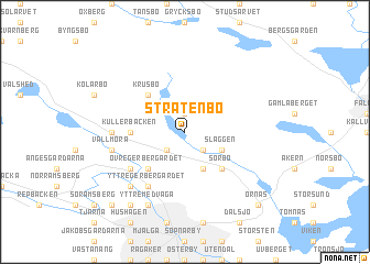 map of Stråtenbo