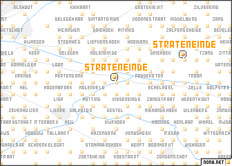 map of Strateneinde