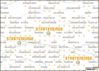 map of Strateneinde