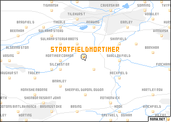 map of Stratfield Mortimer