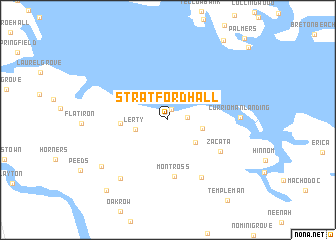 map of Stratford Hall