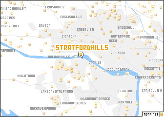 map of Stratford Hills