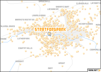 map of Stratford Park