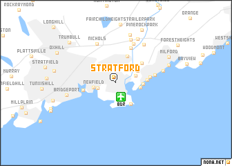 map of Stratford