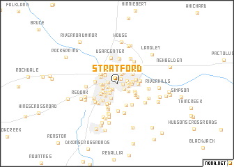 map of Stratford