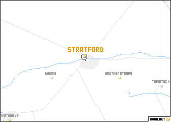 map of Stratford