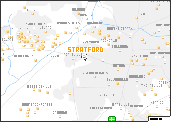 map of Stratford