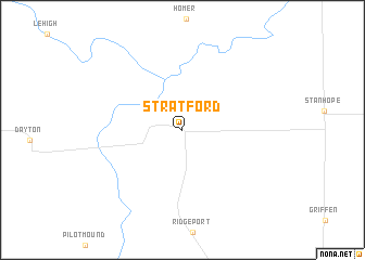 map of Stratford