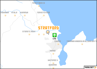 map of Stratford