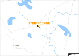 map of Strathdownie