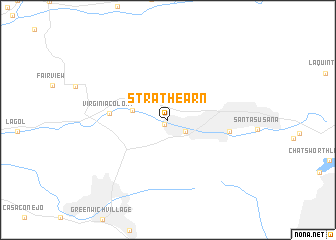 map of Strathearn