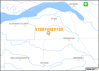 map of Strathmerton