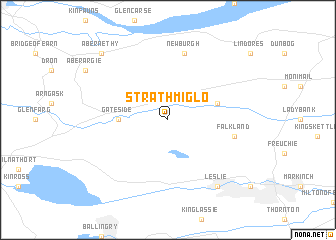 map of Strathmiglo