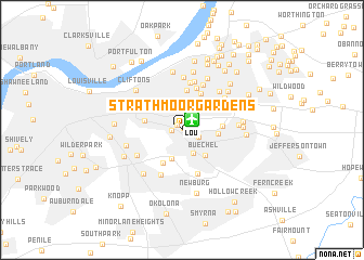 map of Strathmoor Gardens