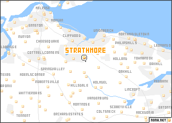 map of Strathmore