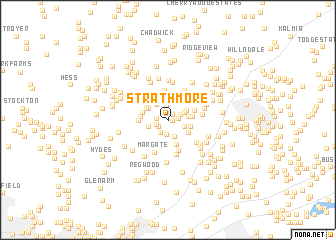 map of Strathmore