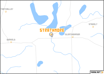 map of Strathmore