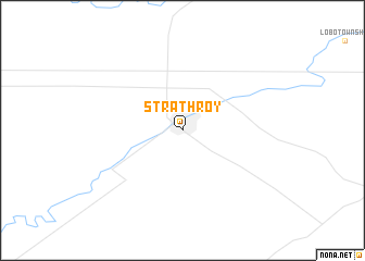 map of Strathroy