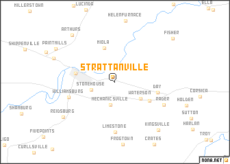 map of Strattanville