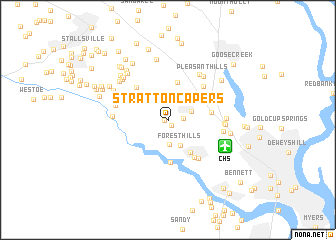 map of Stratton Capers