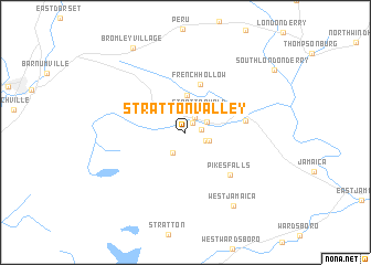 map of Stratton Valley