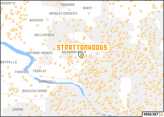 map of Stratton Woods