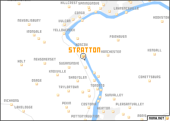 map of Stratton