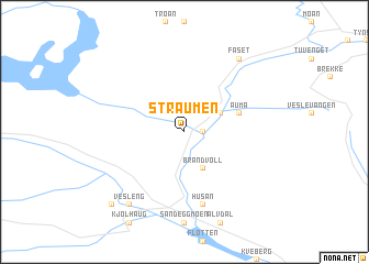 map of Straumen