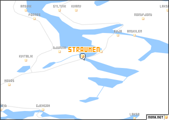 map of Straumen