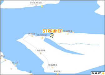 map of Straumen