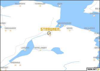 map of Straumen