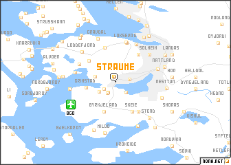 map of Straume