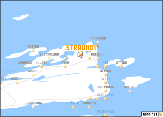 map of Straumøy