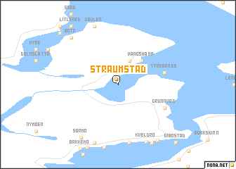 map of Straumstad