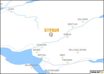 map of Straum