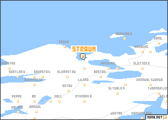 map of Straum