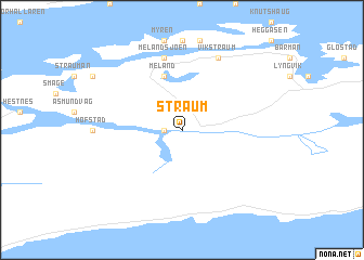 map of Straum