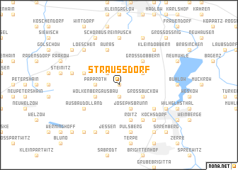 map of Straußdorf