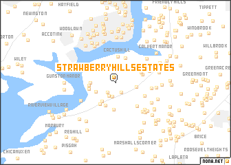 map of Strawberry Hills Estates