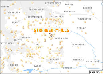 map of Strawberry Hills