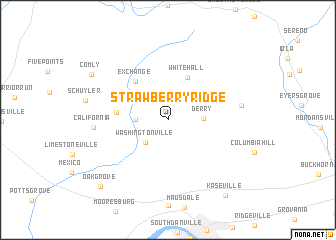 map of Strawberry Ridge