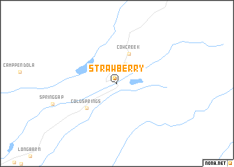 map of Strawberry