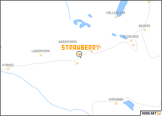 map of Strawberry