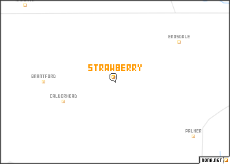 map of Strawberry