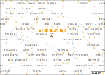 map of Strawczynek